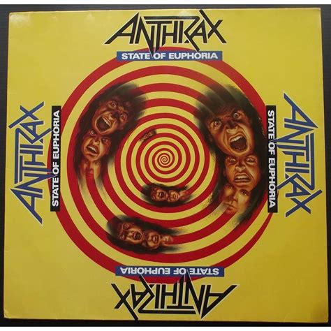 State Of Euphoria By Anthrax Lp With Vinyl59 Ref119913056