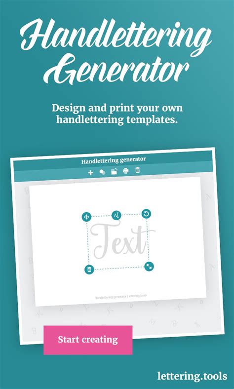 The Hand Lettering Generator Create And Print Templates Lettering