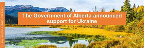 The Government Of Alberta Announced Support For Ukraine Precious