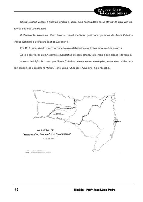 História E Geografia De Santa Catarina