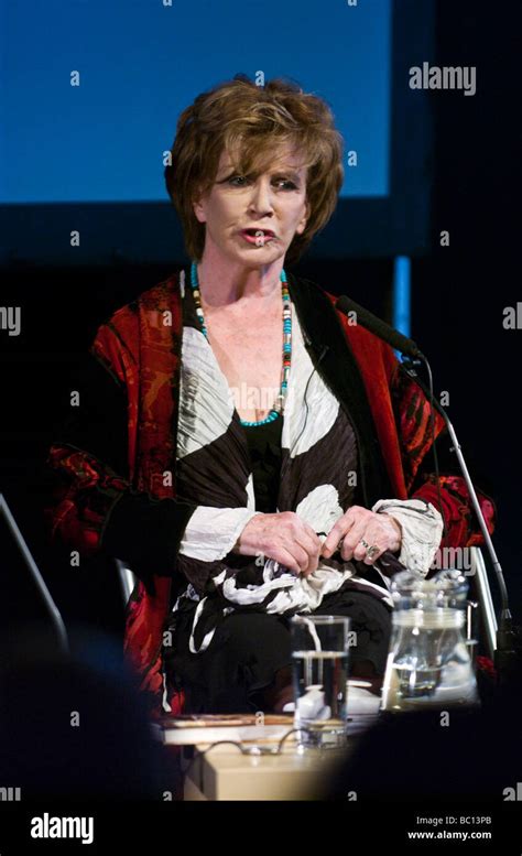 Edna O Brien Irish Novelist Pictured At Hay Festival 2009 Stock Photo