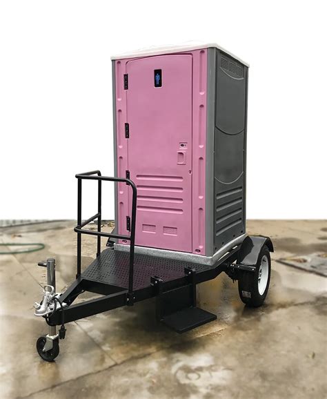 Portable Outdoor Toilet Made Of Hdpe Plastic With Foot Operated Pumps