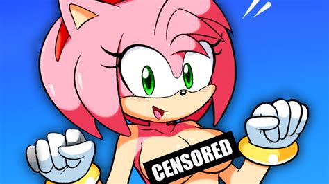 AMY ROSE GETS NAKED 18 AMY SHOWS SONIC SOMETHING PRIVATE YouTube