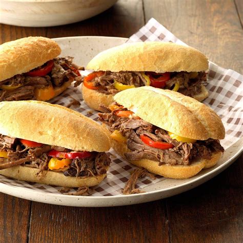 Chicago Style Beef Rolls Recipe Taste Of Home