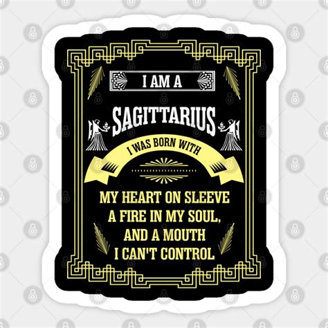 I Am A Sagittarius I Am A Sagittarius Sticker Teepublic