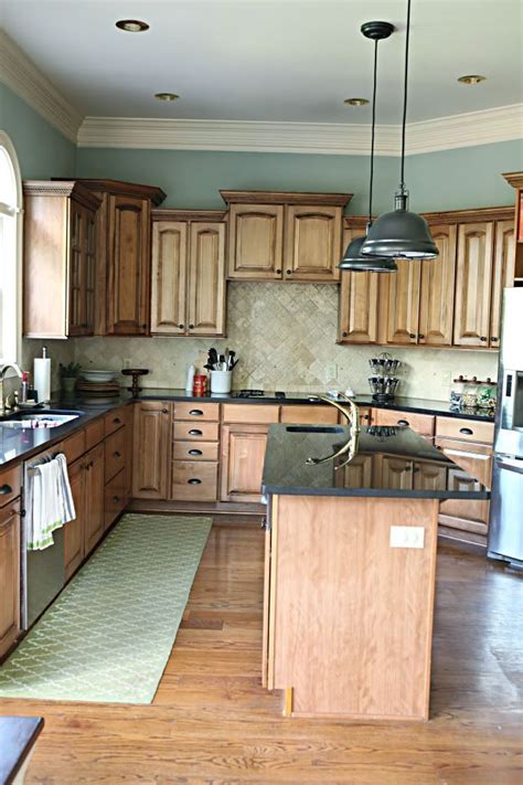 Home Decor Inspiration Aqua With Brown Cabinets Like The Runner In