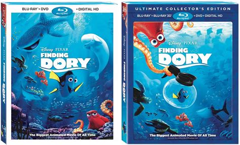 Finding Dory Blu Ray Nov Digital Hd Oct Disney Movies