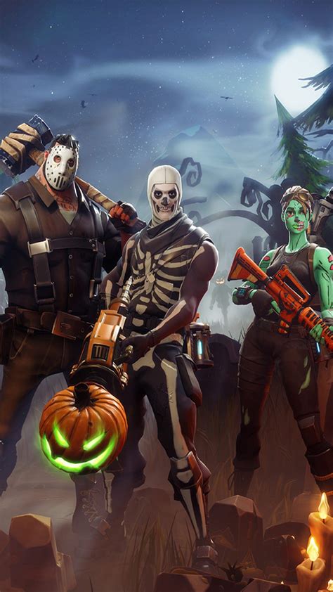 Halloween In Fortnite Battle Royale 4k Ultra Hd Mobile Wallpaper