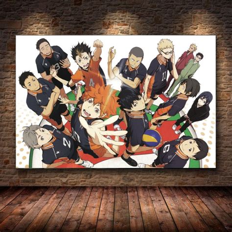 Haikyuu Poster Haikyuu Print Haikyuu Wall Art Manga Series Team