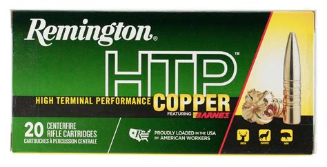 Remington Htp Copper Rifle Ammunition Htp7um 7mm Rem Ultra Mag Rum