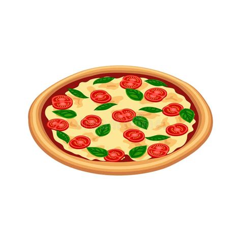 Pizza Margherita Stock Illustrations 1817 Pizza Margherita Stock