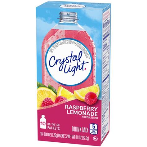 Crystal Light Raspberry Lemonade Nutrition Raspberry