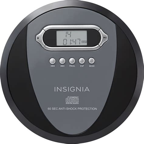 Best Buy Insignia™ Portable Cd Player Blackcharcoal Ns P4112