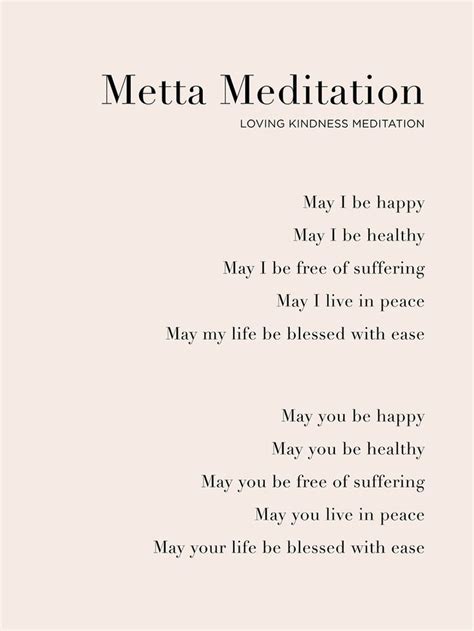 Metta Meditation Loving Kindness Meditation Mini Art Print By The Art