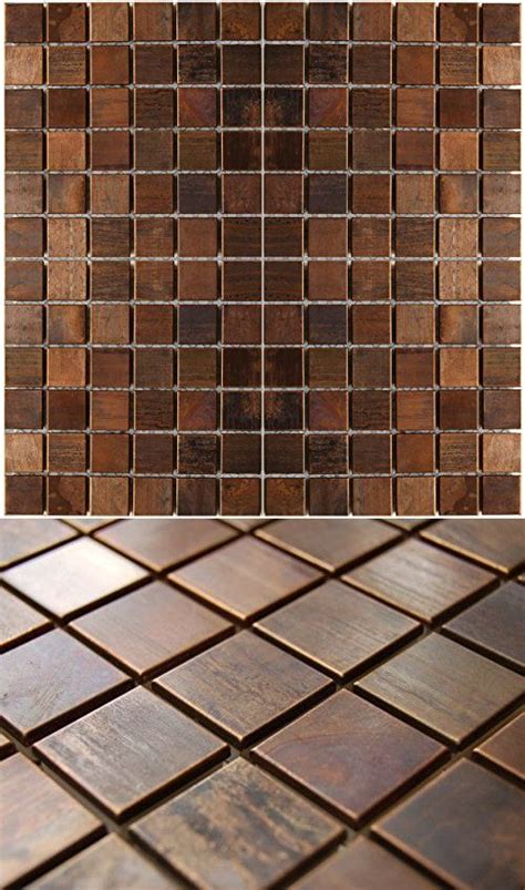 20 Copper Tile Fireplace Surround