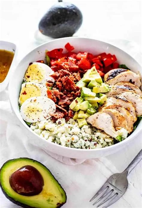 Low Carb Cobb Salad Keto Keto And Gluten Free Kicking Carbs