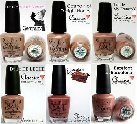 Must Have Opi Nail Polish Nude Neutral Shades Classic Collection