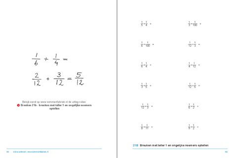 Leerwerkboek Breuken Groep En De Sommenfabriek