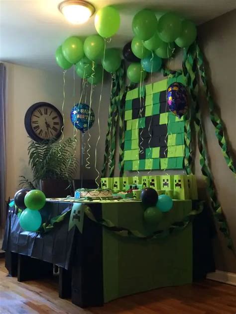 27 Fun And Colorful Minecraft Party Ideas Shelterness