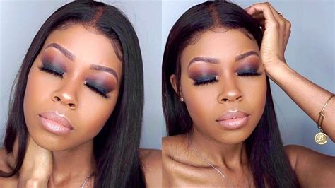 Black Smokey Eye Tutorial For Black Women Hooded Eyes Makeup For