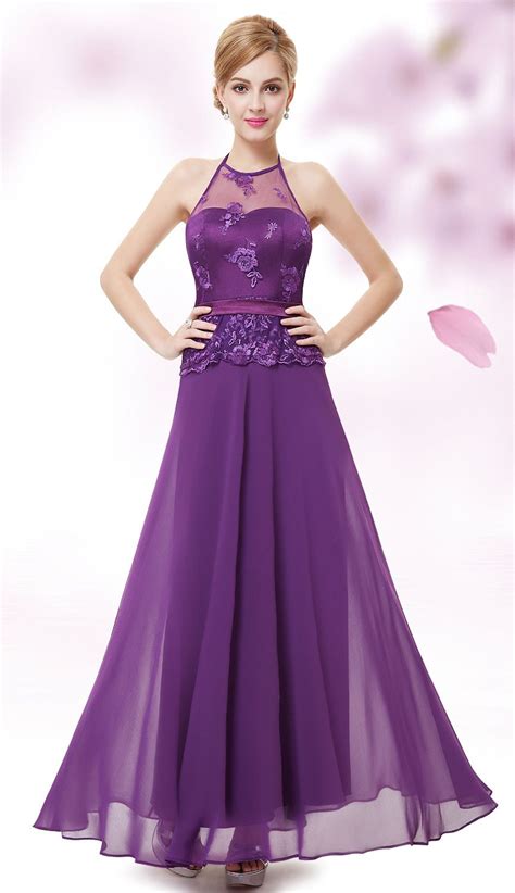 Gorgeous Purple Halter Dress パーティードレス ドレス 美しいドレス