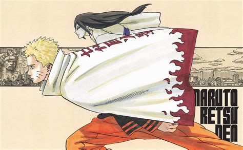 Hq Digital Full Cover Naruto Retsuden Novel Art By Masashi Kishimoto
