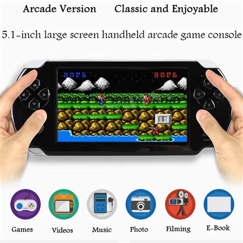 Pocket Game Console 816g Nostalgic Game Player 51 Inch Large Screen