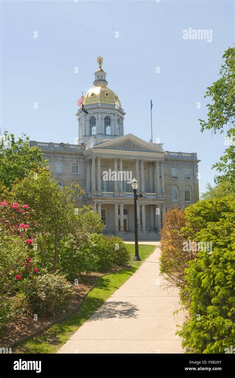 The New Hampshire State House In Concord Stock Photo Alamy