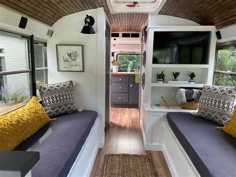 Gorgeous School Bus Rv Conversion Looks Nicer Than Some Houses