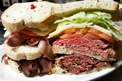 8 pastrami roast beef swiss cheese lunch manhattan in the desert american restaurant in