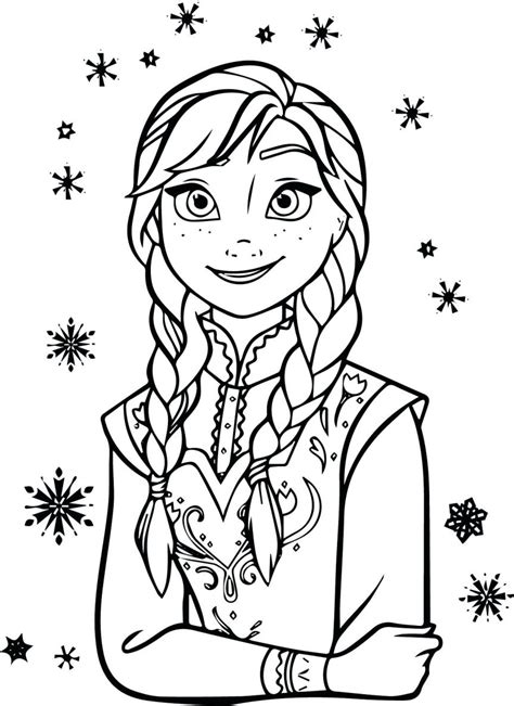 Disney princess anna elsa frozen coloring pages with sunflowers , coloring pages shosh channel. Frozen Coloring Pages | Free download on ClipArtMag