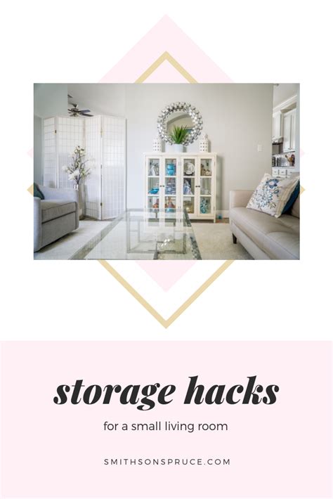 Storage Hacks For A Small Living Room