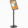 Sign Stand Base Sign Holder Standing Pedestal Poster Stand 8.5x11 Inch ...