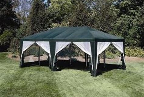 Stay cozy and snug underneath the 500d pvc coated polyester plain. Deluxe Screen House 20'x12' Green - Gazebo Canopy Lowes