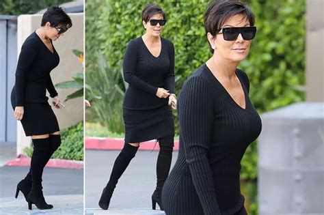 Kris Jenner Rocks Sexy Thigh High Boots Just Like Her Daughters Mirror Online