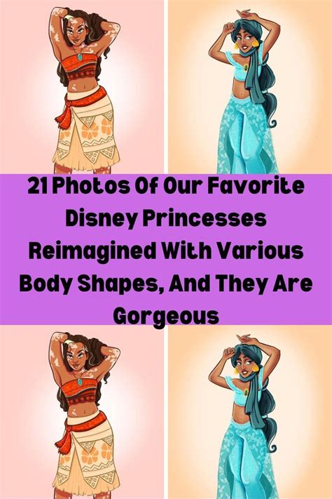 21 Photos Of Our Favorite Disney Princesses Reimagined With Various Body Shapes And They Are