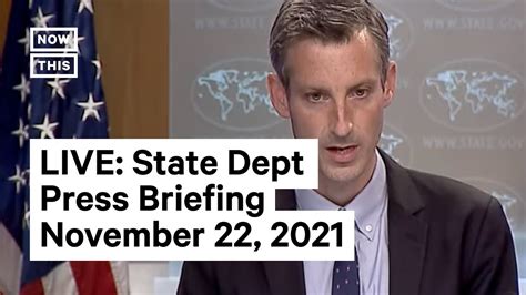 Us Department Of State Press Briefing I Live Youtube