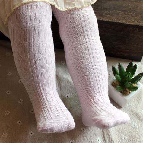 Baby Springautumn Tights Cotton Baby Girl Pantyhose Kid Infant Knitted