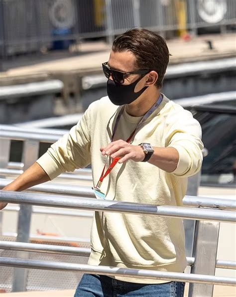 Happy birthday to the man in range the one and only thomas stanley holland we love you so much #happy25thbirthdaytomholland. Tom Holland while attending the Formula 1 race in Monaco ...