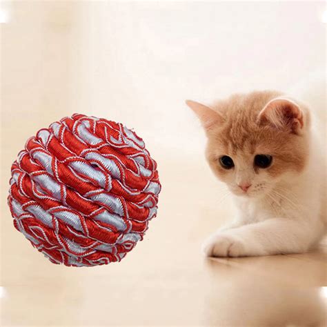 Funny Interactive Cat Toys Pet Cat Toy Ball Play Chewing Rattle Scratch
