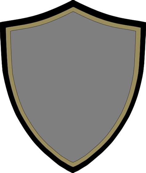 Shield Drawing Logo Black Shield Png Download 504598 Free
