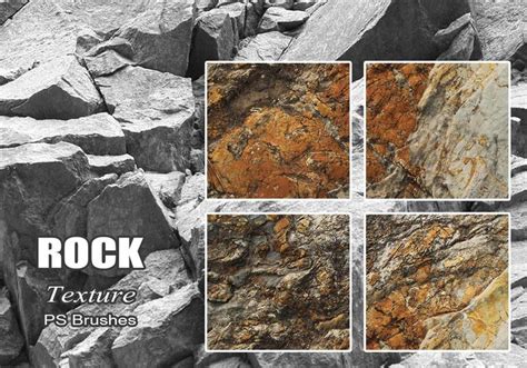 20 Rock Texture Ps Brushes Abr Vol22 Free Photoshop Brushes At