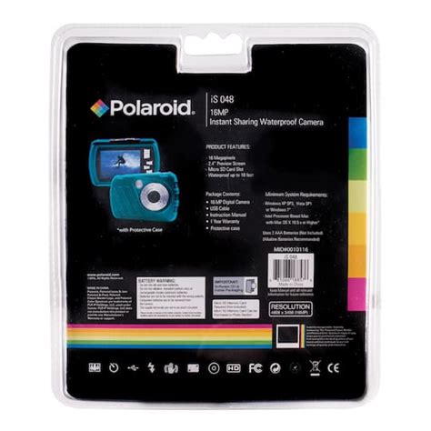 Polaroid Is048 Waterproof Camera Cameras Michaels