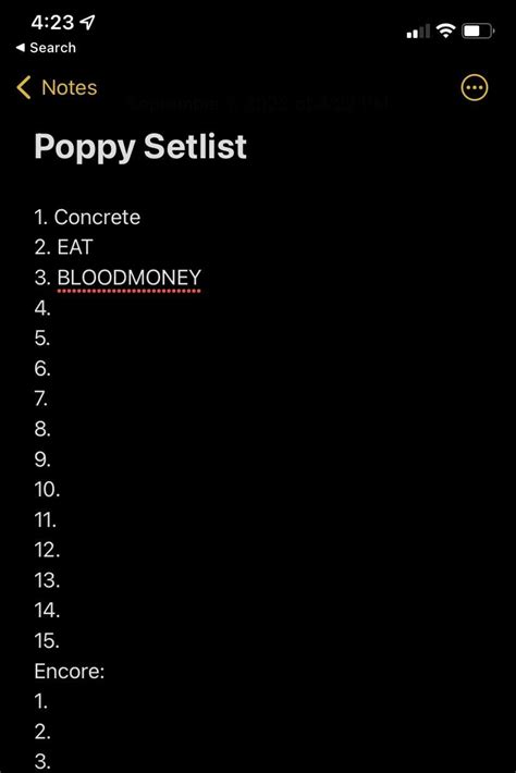 Day 3 Of Creating The Perfect Poppy Setlist How This Works Is You Comment A Song And