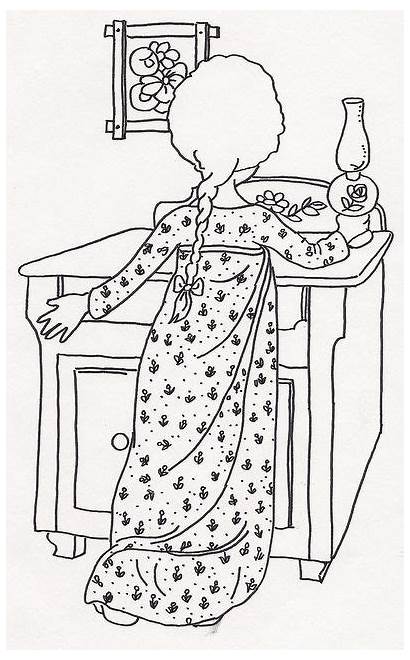Nightgown Coloring Flickr Pages Embroidery
