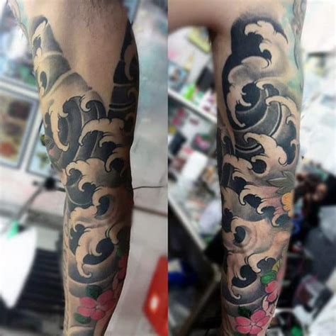 60 Japanese Wave Tattoo Designs For Men Oceanic Ink Ideas