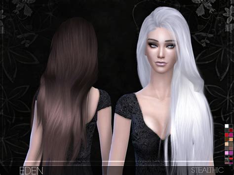 The Sims Resource Stealthic Eden Female Hair