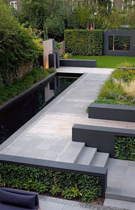 Moderne Gartenentwürfe Landschaftsplanung Gartenarchitektur Kleinen