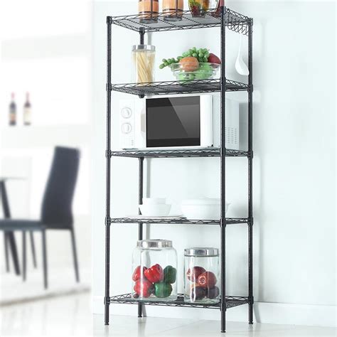 Are there any special values on metal shelving? Zimtown Wire Shelving 5 Tier Metal Storage Rack Shelf 5 ...