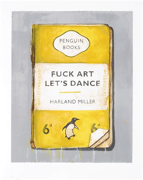 harland miller fuck art let s dance signed print 2011